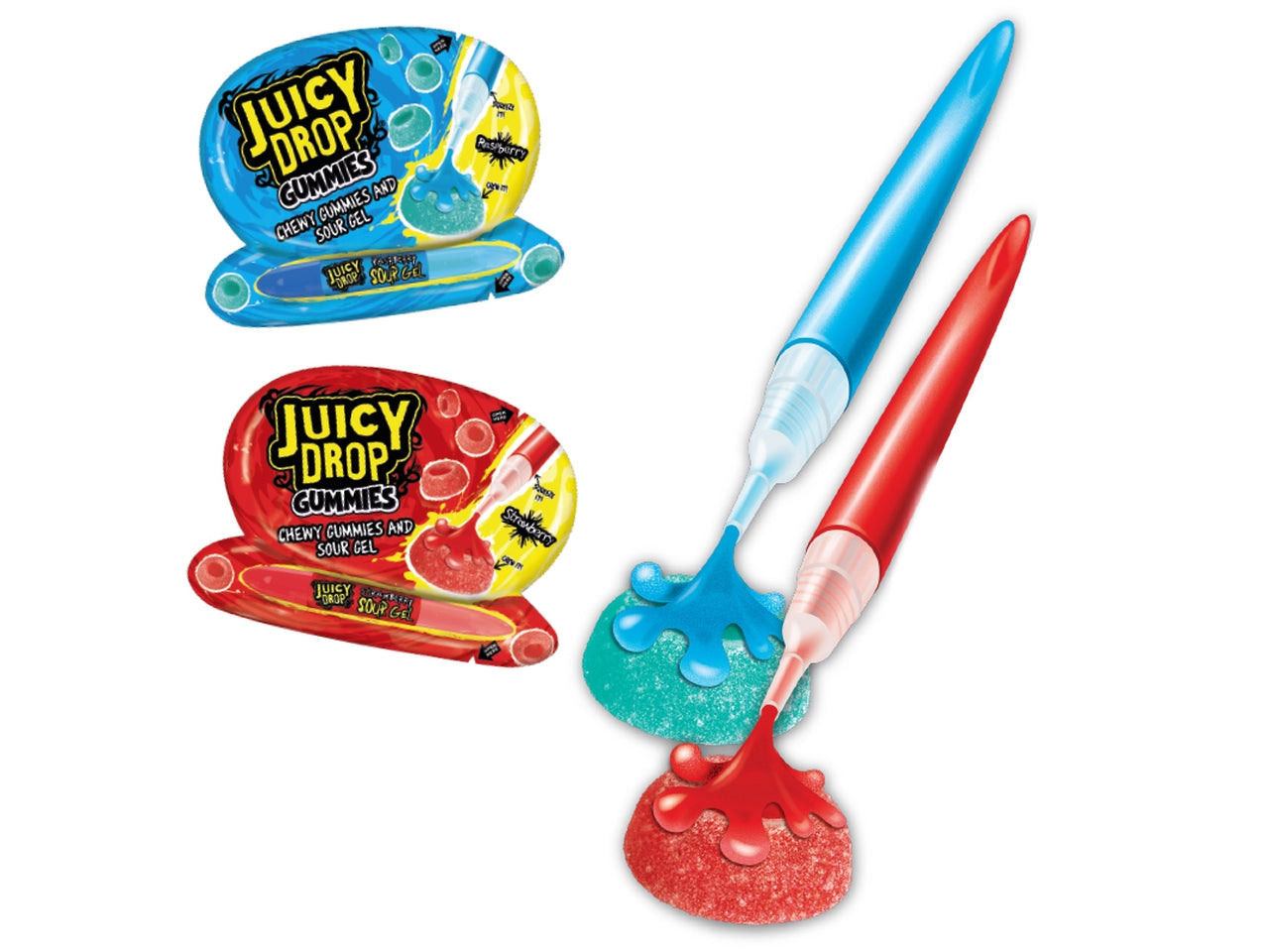 Bazooka juicy drop gummies 57g