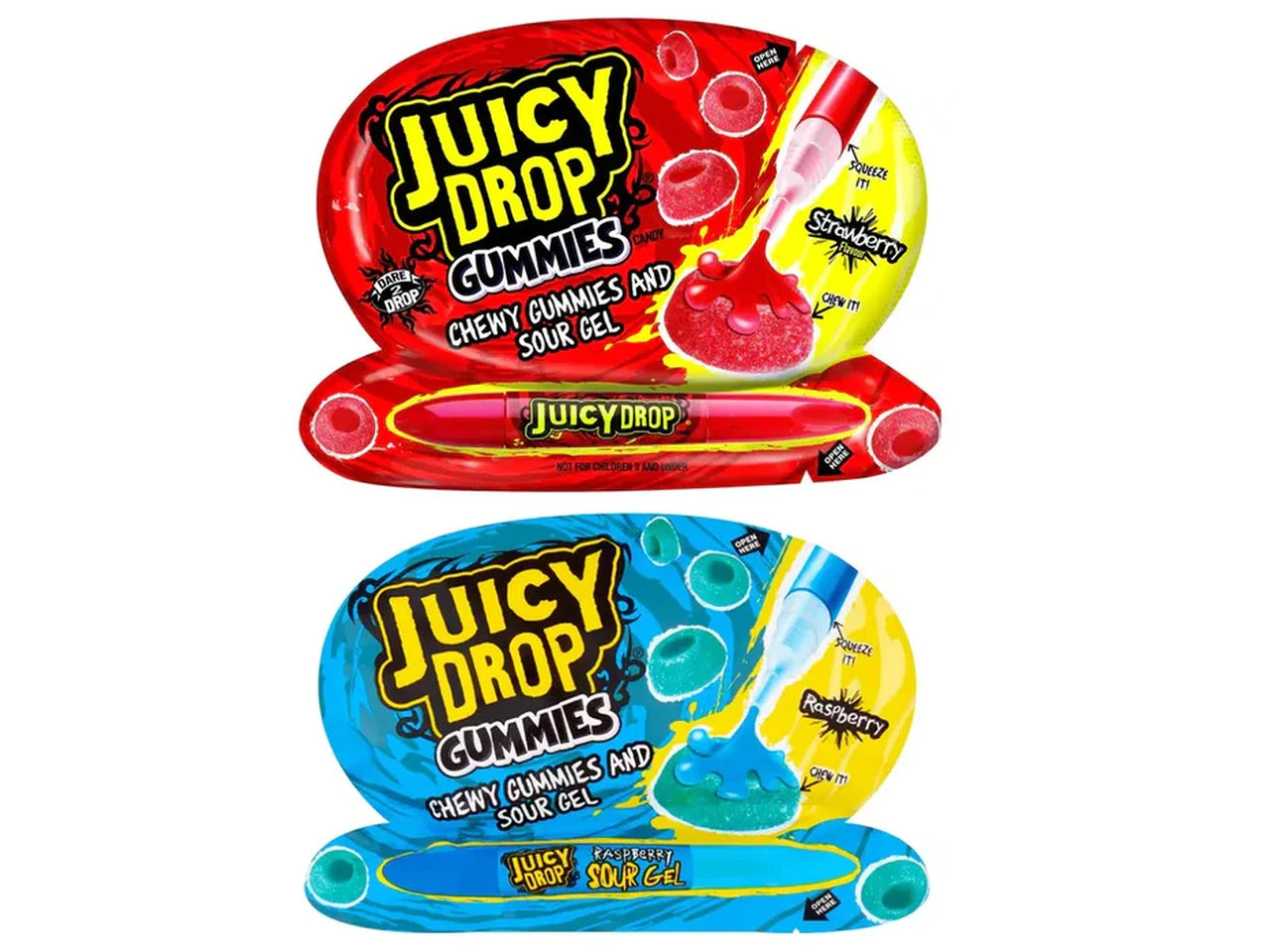Bazooka juicy drop gummies 57g
