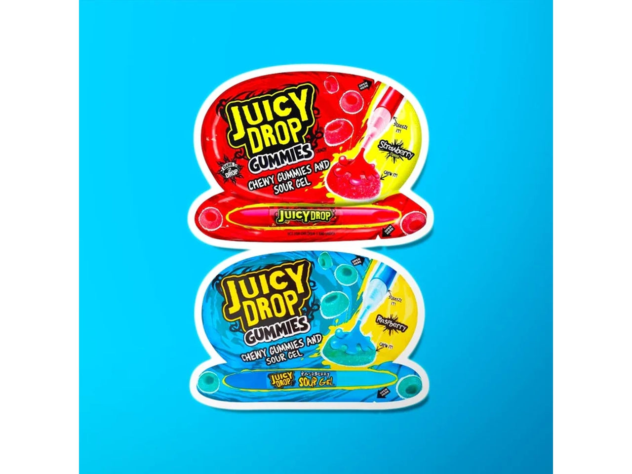 Bazooka juicy drop gummies 57g