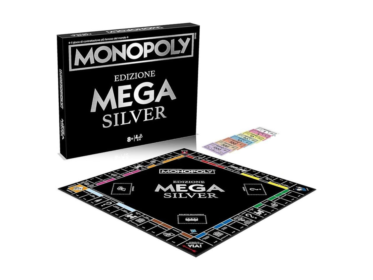 Mega monopoly edizione silver