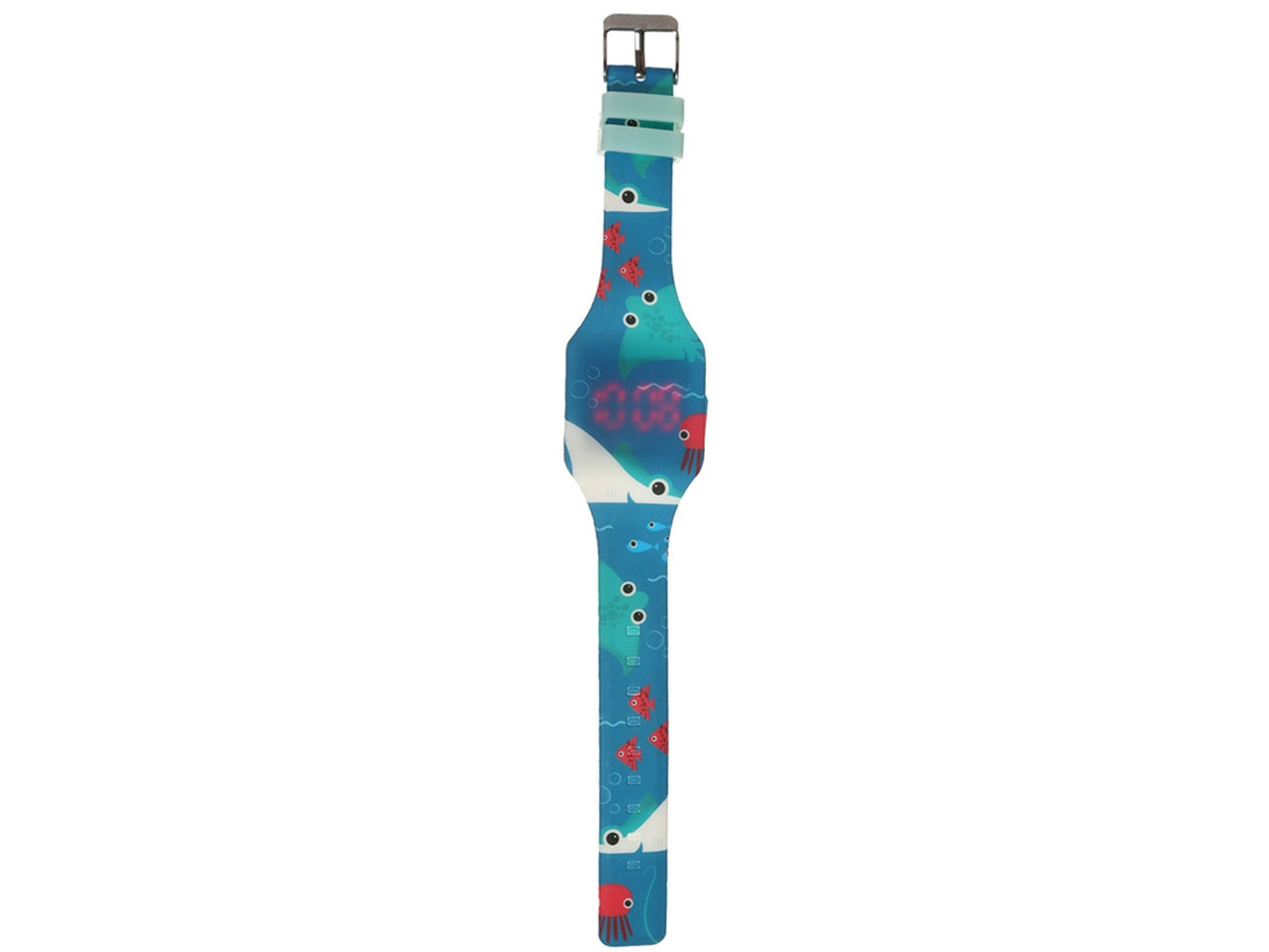 Orologio da polso in silicone con immagini di animali marini