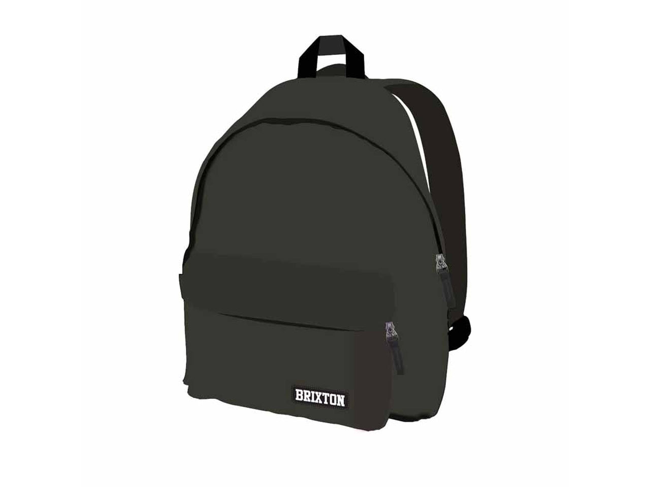 Zaino americano in poliestere verde militare a 2 scomparti 41x30x17 cm - Dimagraf