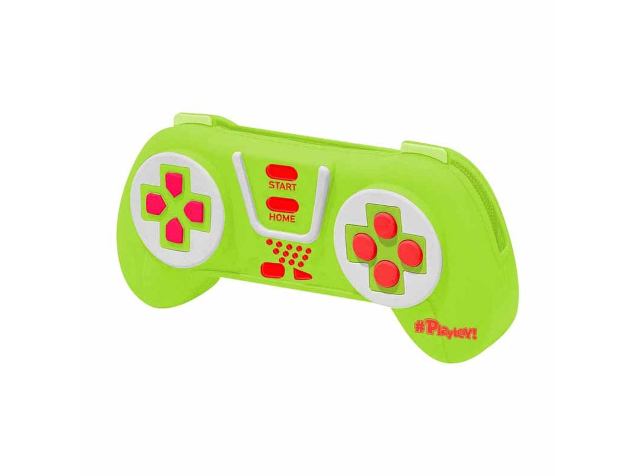 Astuccio in silicone verde fluo a forma di joystick 20x9x4 cm - Dimagraf