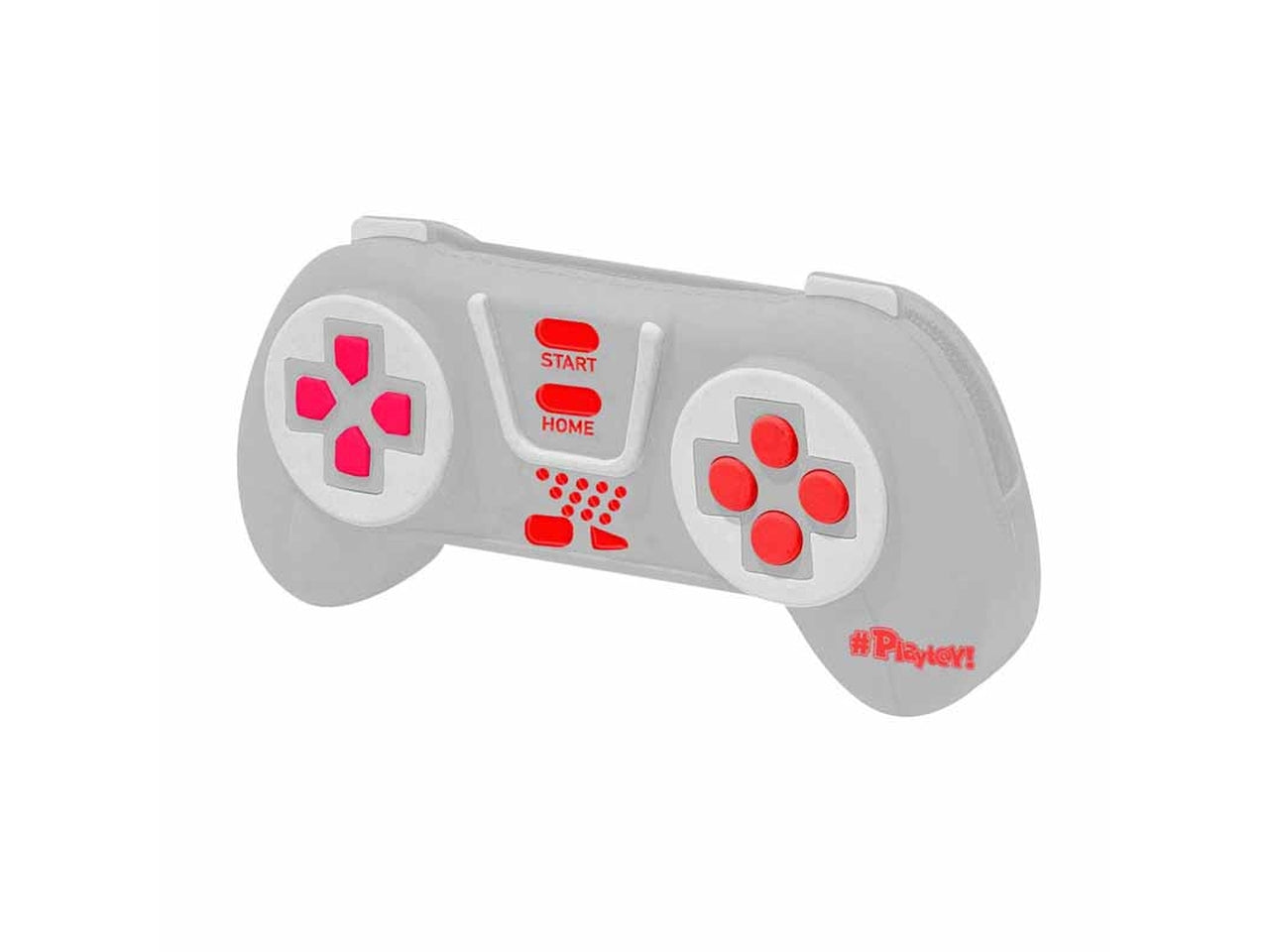Astuccio in silicone grigio a forma di joystick 20x9x4 cm - Dimagraf