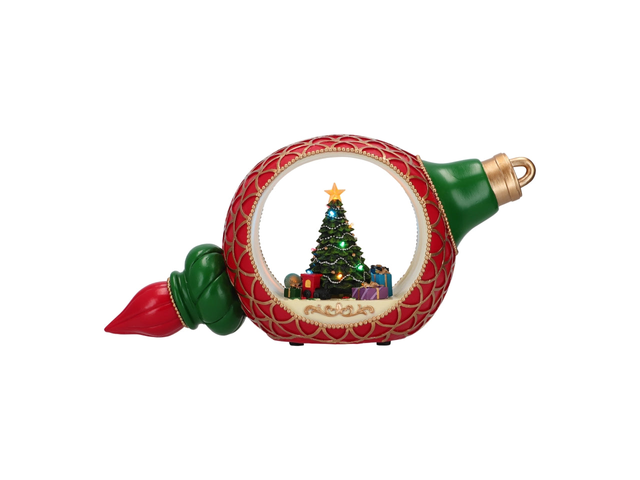 Giostrina palla di natale 71x22x32cm con led