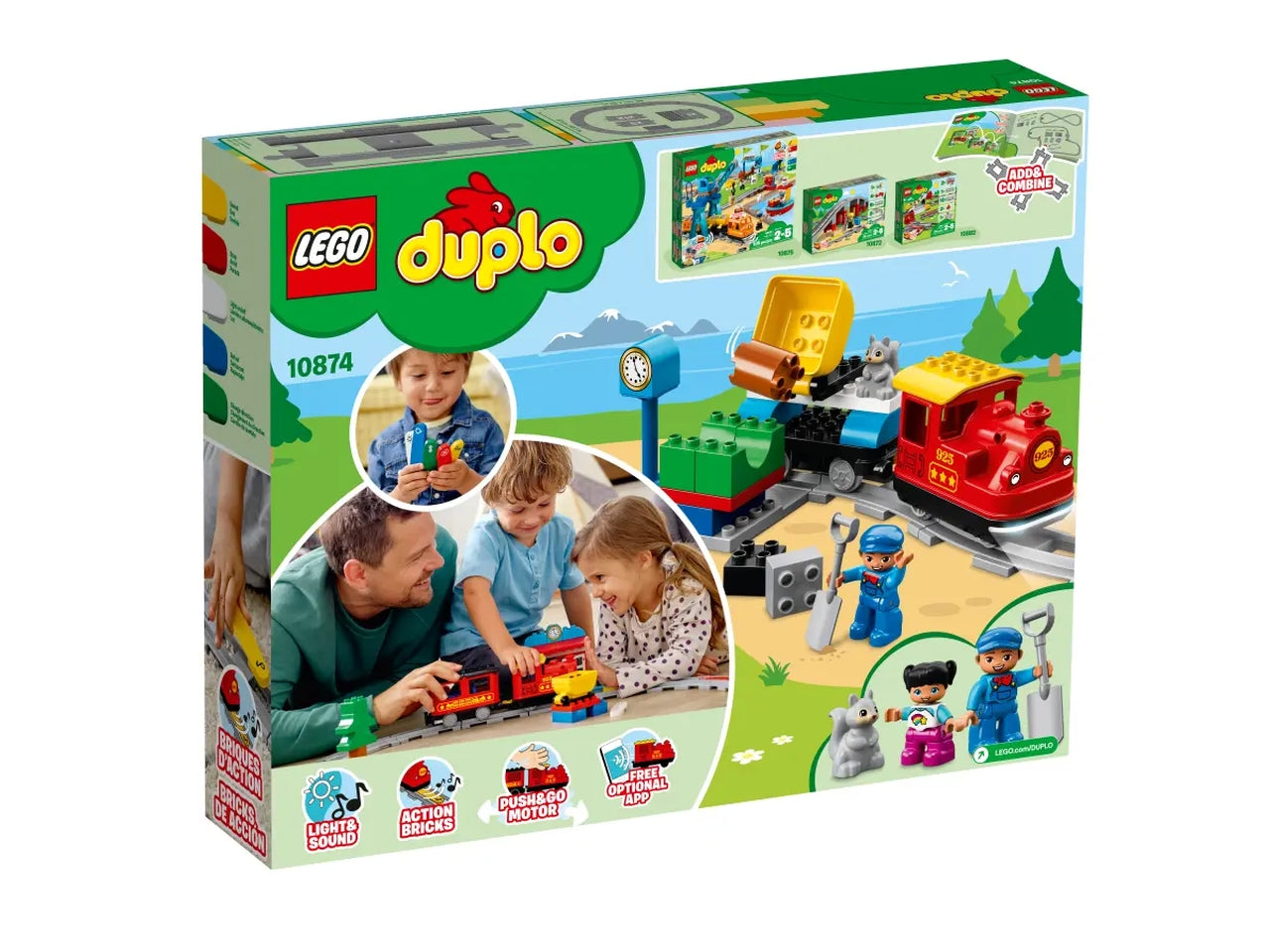 Lego duplo town treno a vapore 10874