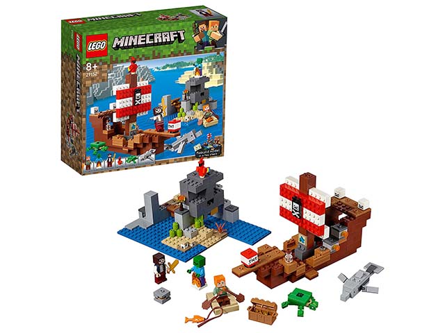 Lego minecraft avvent.sul galeone 21152