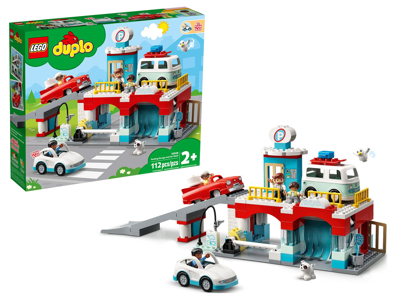 Lego duplo autorimessa e autolav.10948