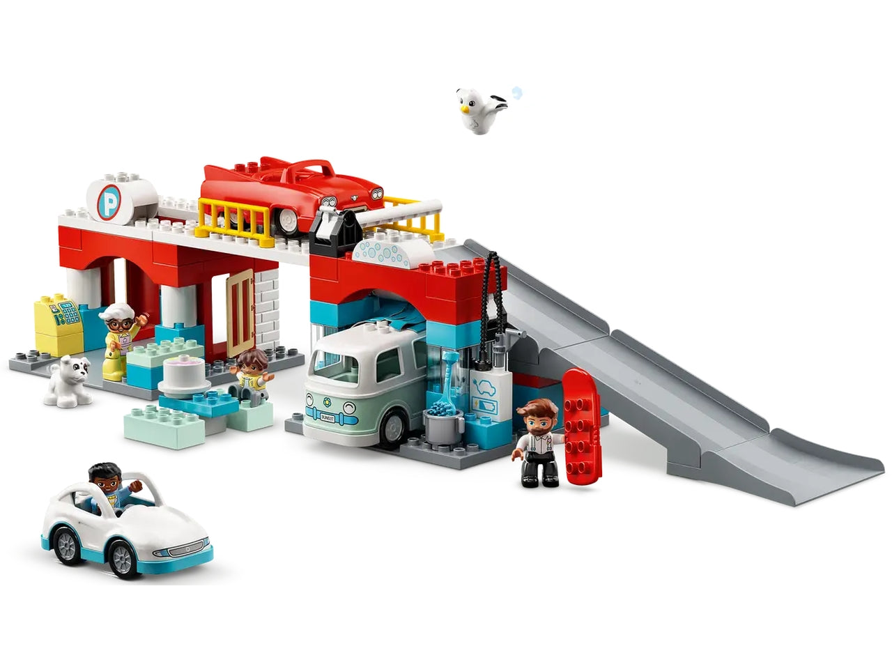Lego duplo autorimessa e autolav.10948
