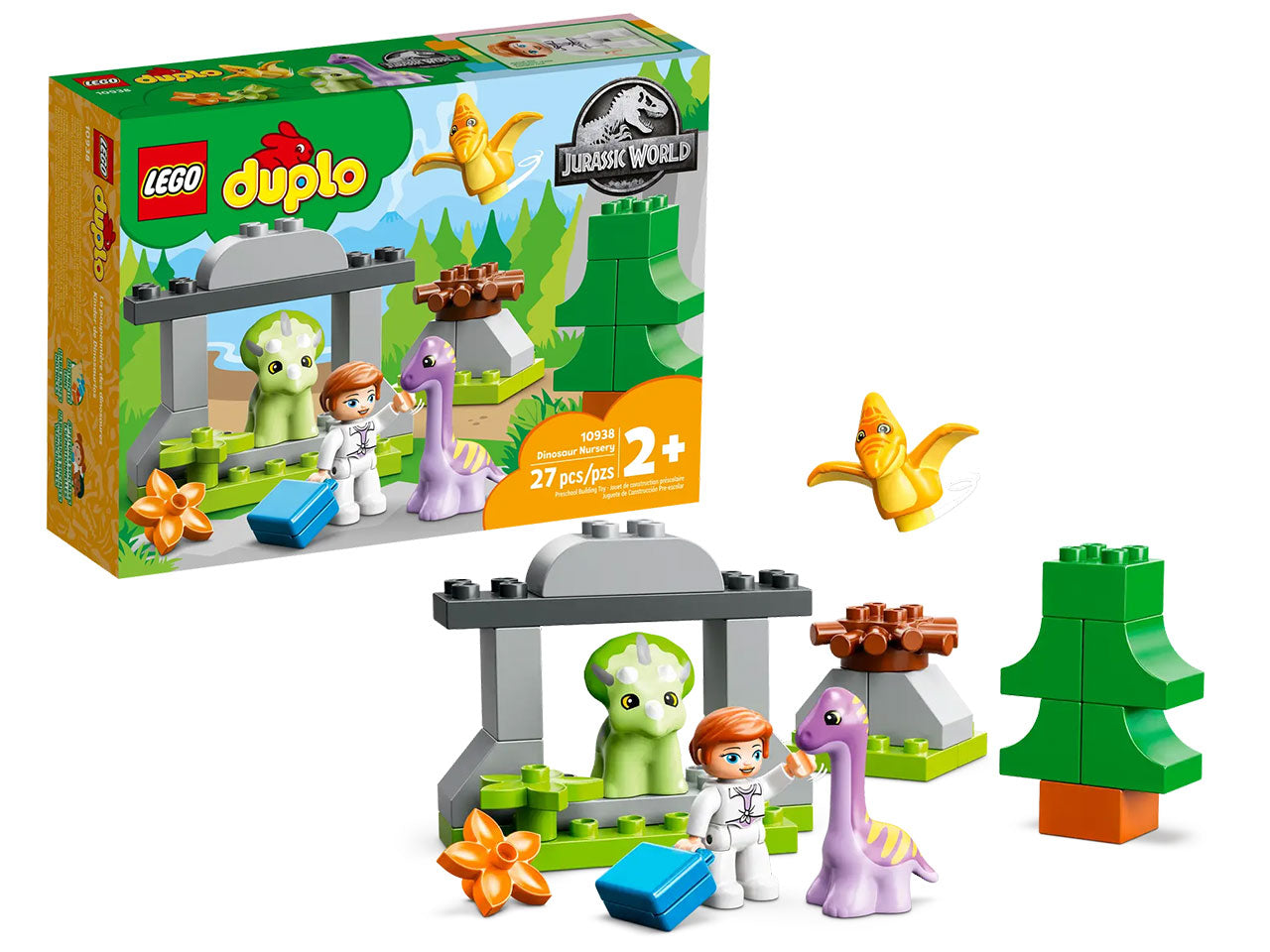 Lego lasilo nido dei dinosauri.