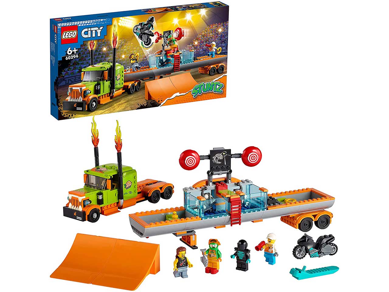 Lego city truck dello stunt show 60294