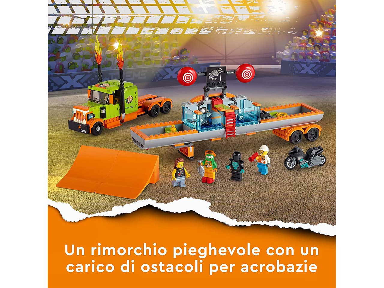 Lego city truck dello stunt show 60294