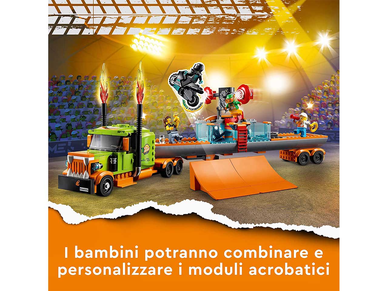 Lego city truck dello stunt show 60294