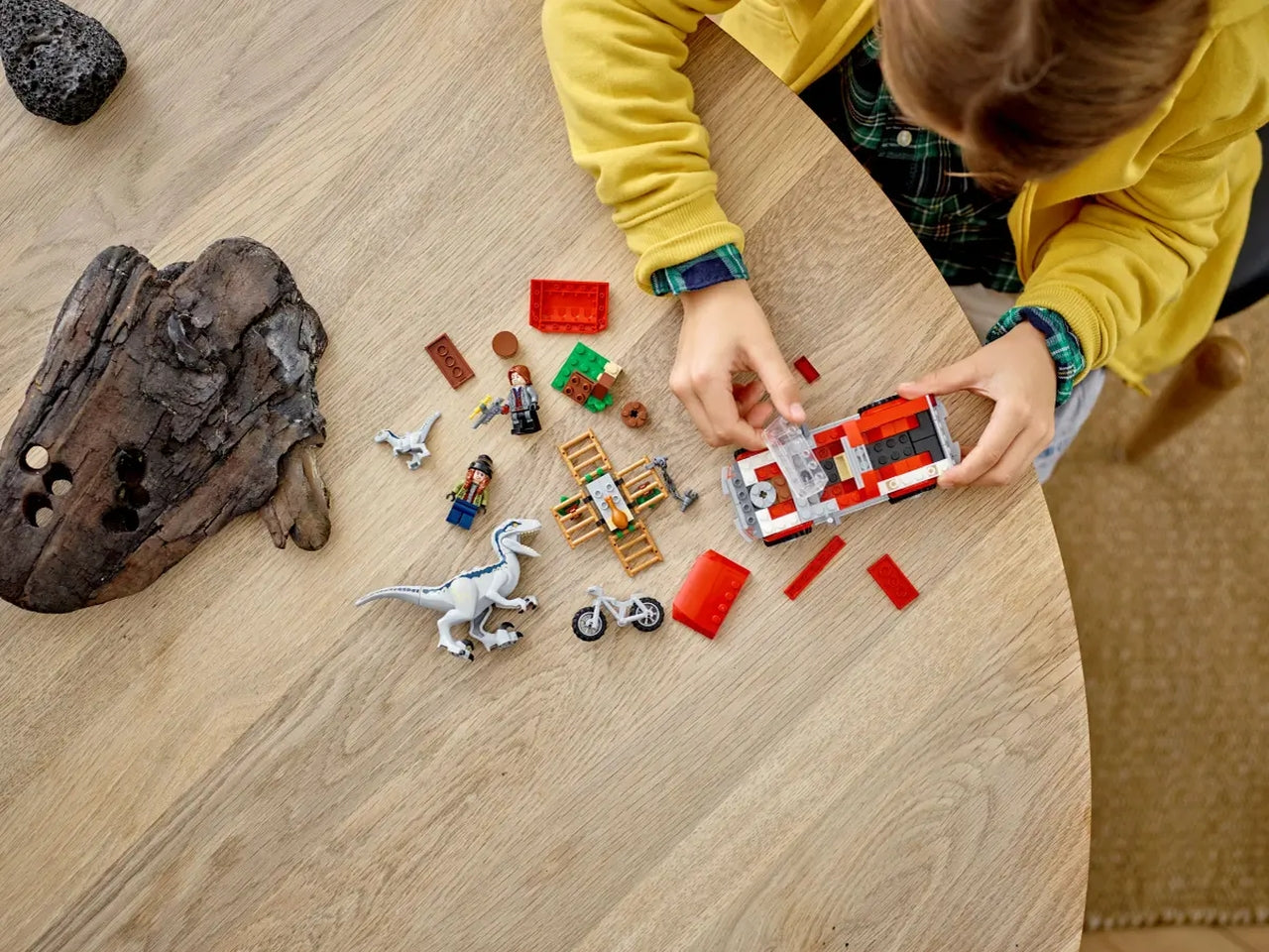 Lego la cattura dei velociraptor blue e beta.
