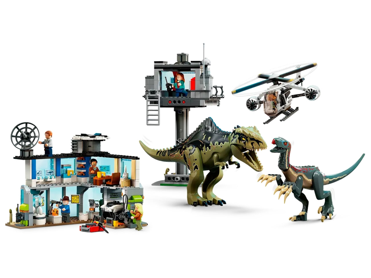Lego Jurassic World Attacco del Giganotosauro e del Terizinosauro 76949