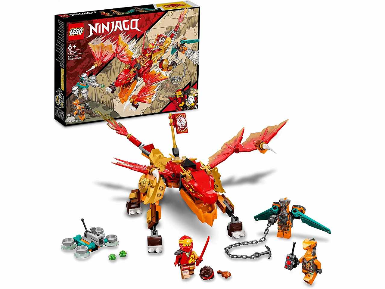 Lego ninjago dragone del fuoco 71762