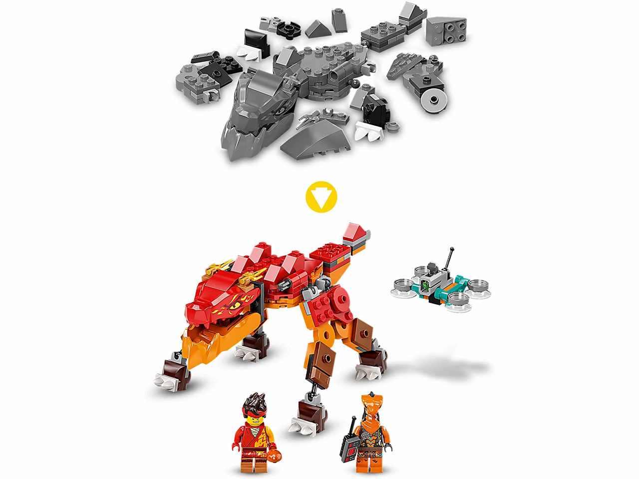 Lego ninjago dragone del fuoco 71762