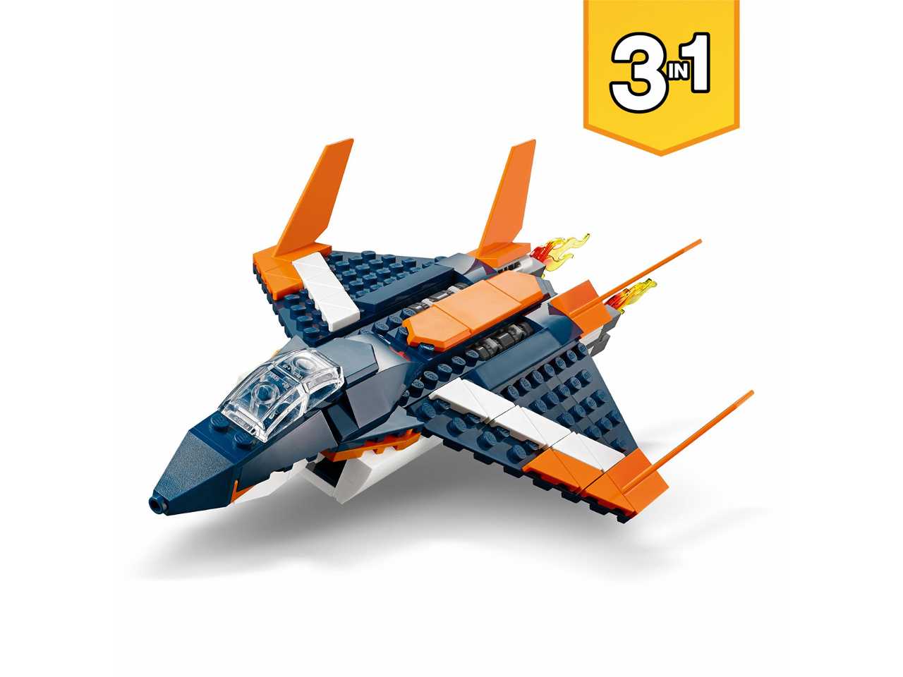 Lego Creator 3 in 1 Jet Supersonico 31126