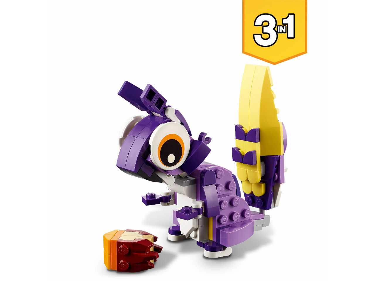 Lego Creator 3 in 1 Creature della Foresta Fantasy 31125