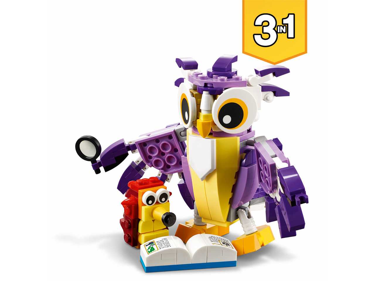 Lego Creator 3 in 1 Creature della Foresta Fantasy 31125