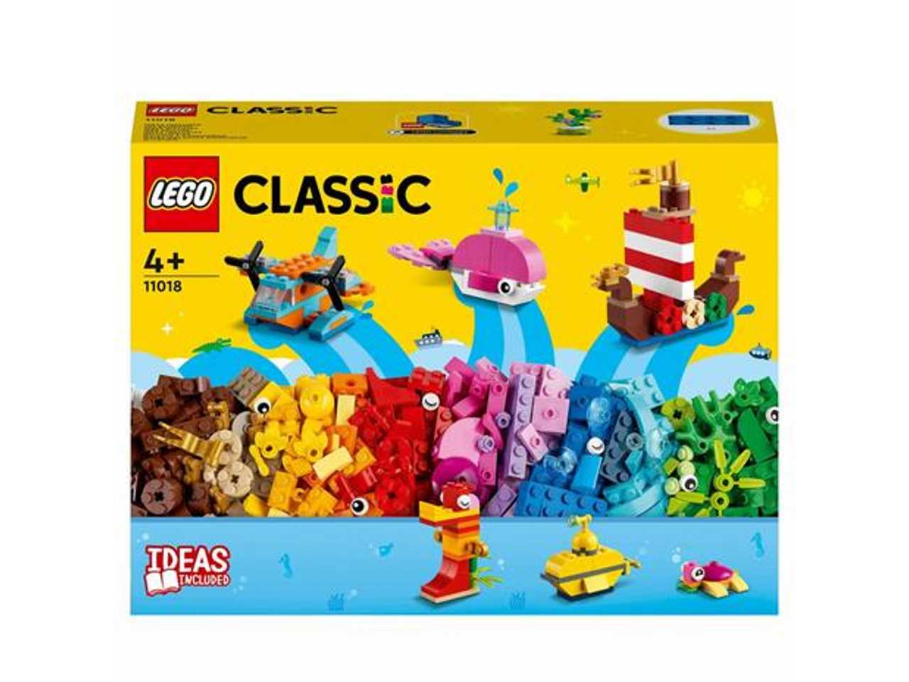 Lego divertimento creativo sulloceano.