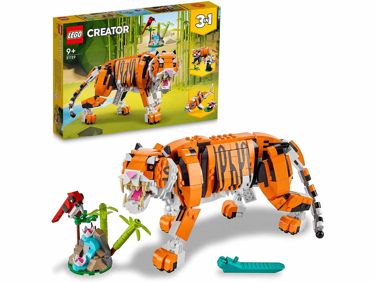 Lego Creator 3 in 1 Tigre Maestosa 31129