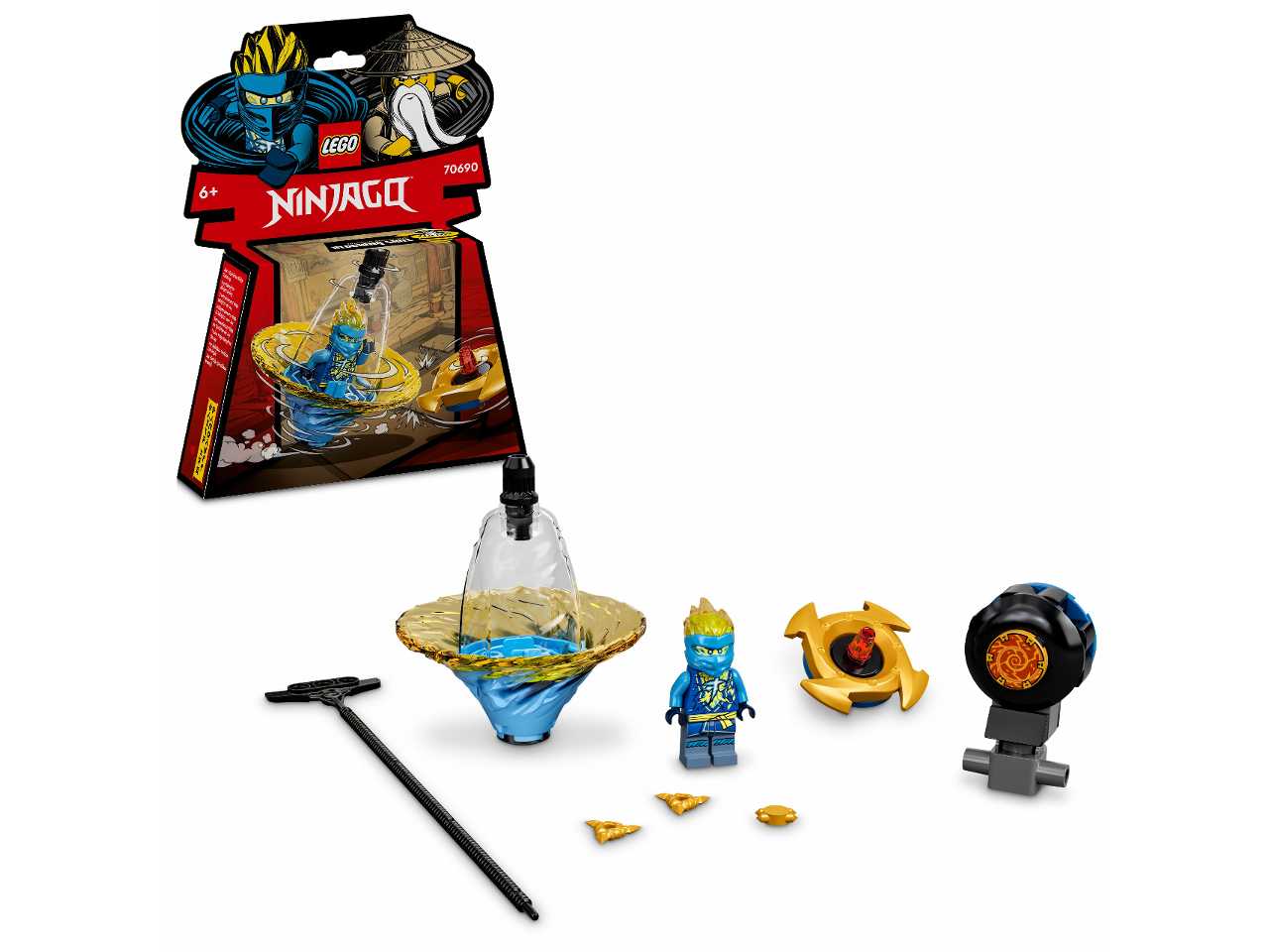 Lego addestramento ninja di spinjitzu con jay.