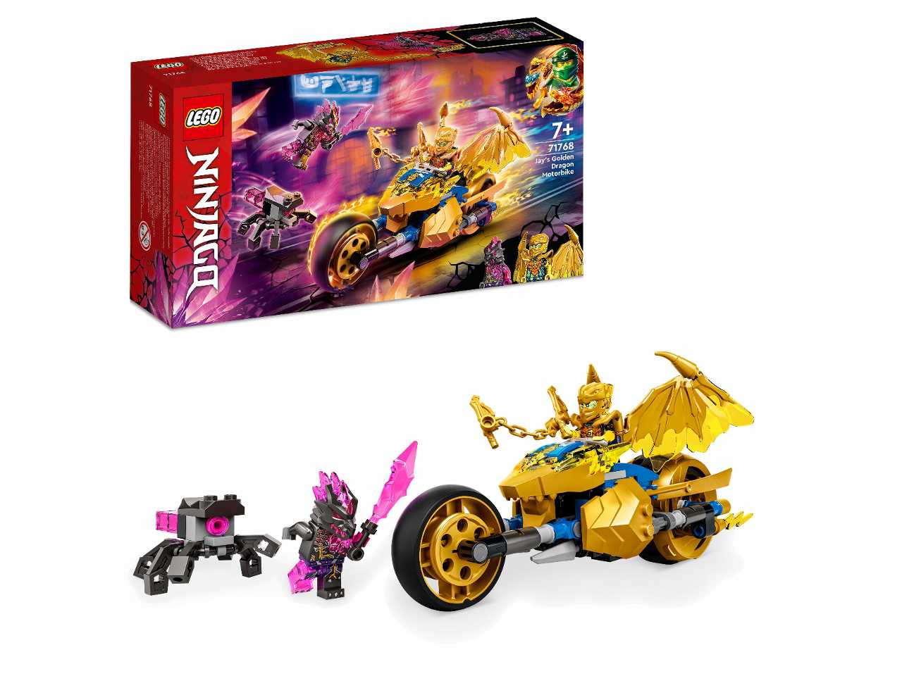 Lego ninjago moto drago doro di jay 71768
