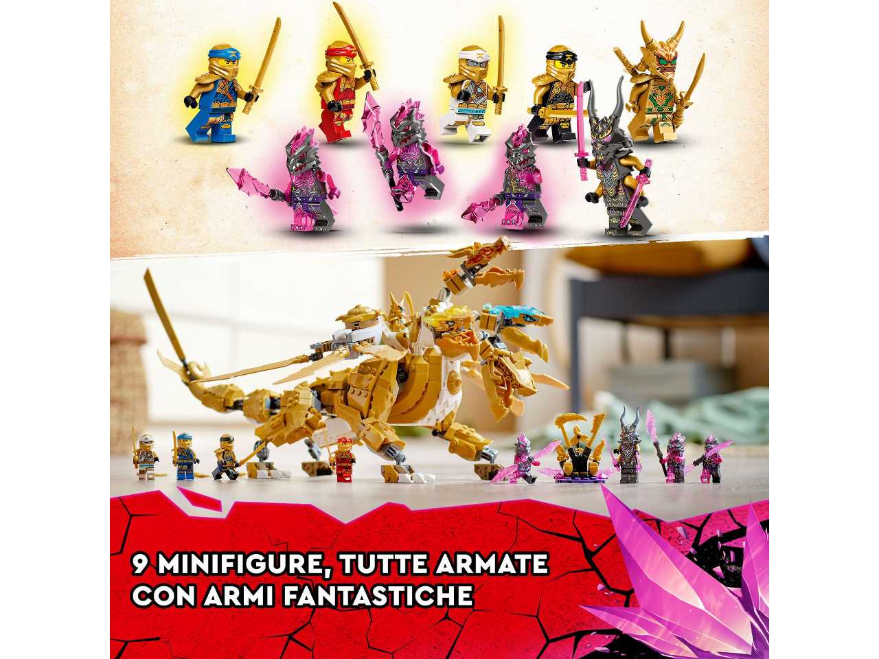 Lego ninjago drago doro di lloyd 71774$