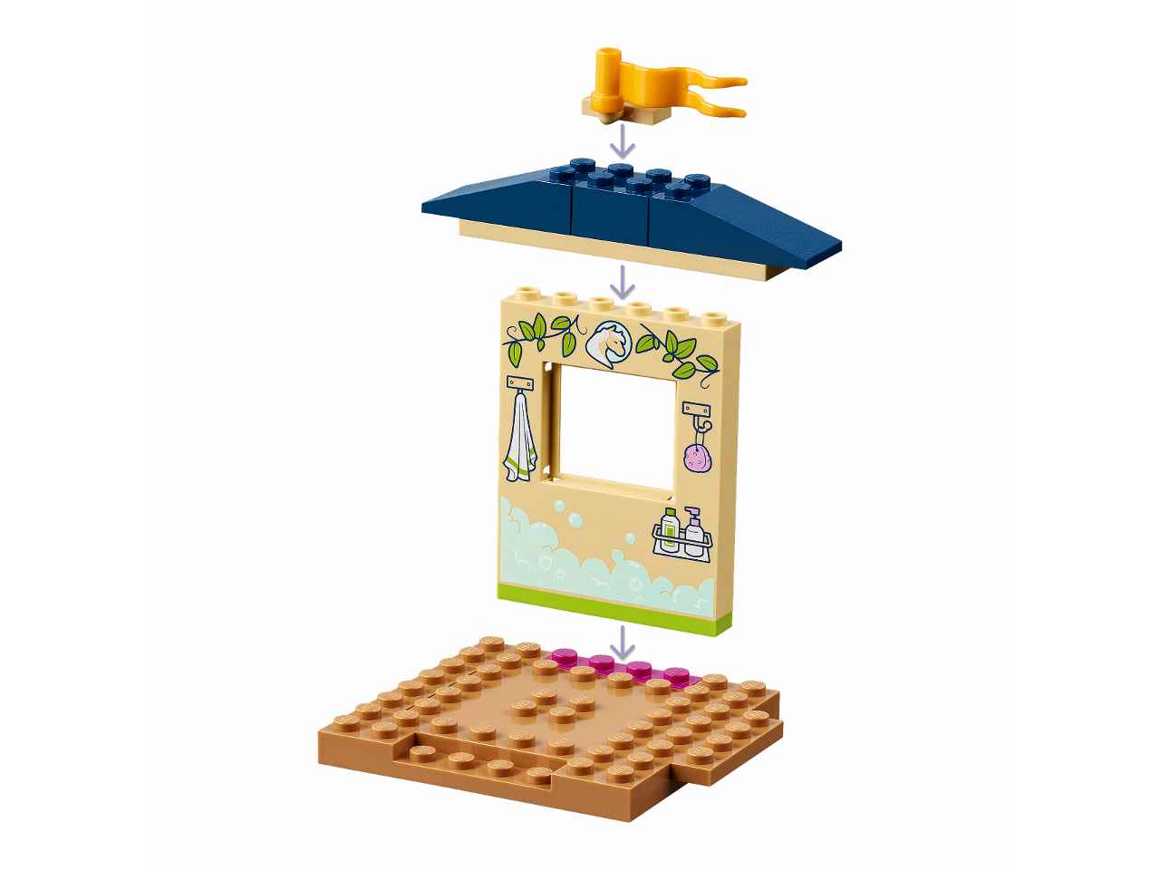Lego friends stalla di toel.dei pony 41696