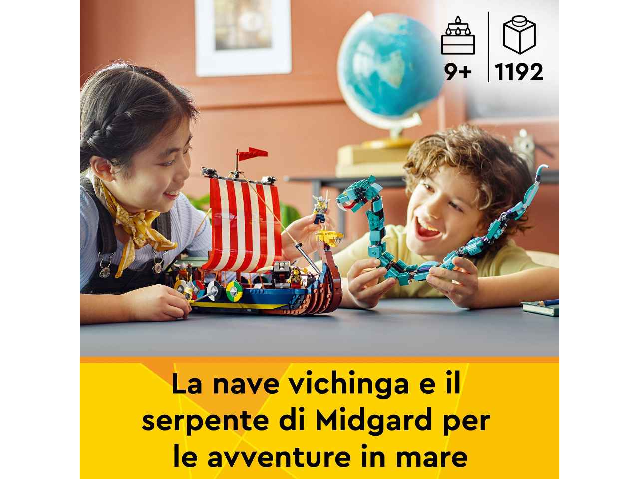 Lego creator nave vichinga e jrm.31132