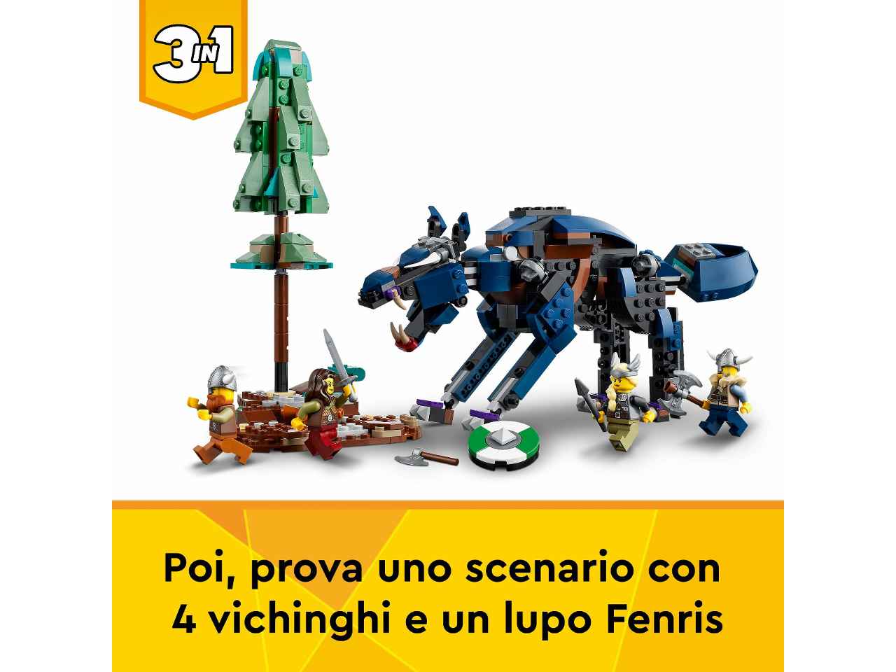 Lego creator nave vichinga e jrm.31132