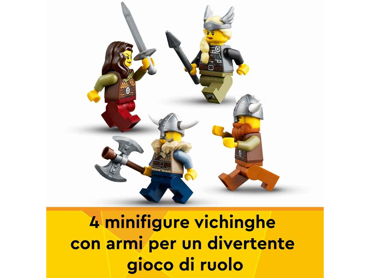 Lego creator nave vichinga e jrm.31132