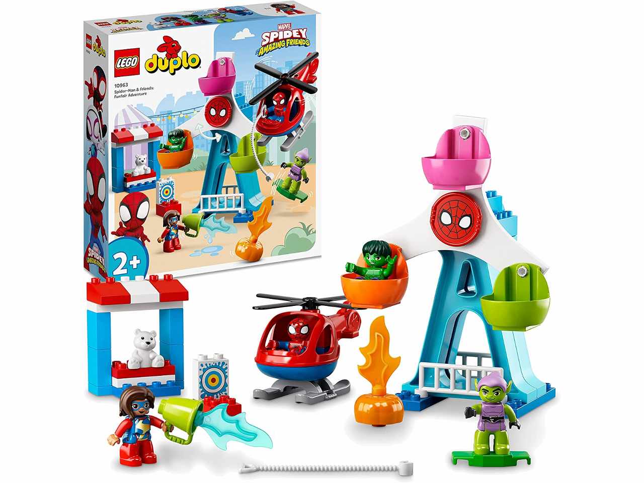 Lego duplo spiderman:avv.al luna park 10963