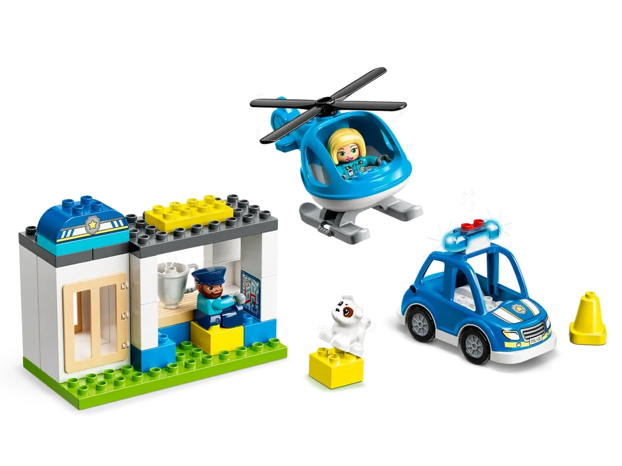 Lego Duplo Stazione Di Polizia ed Elicottero 10959