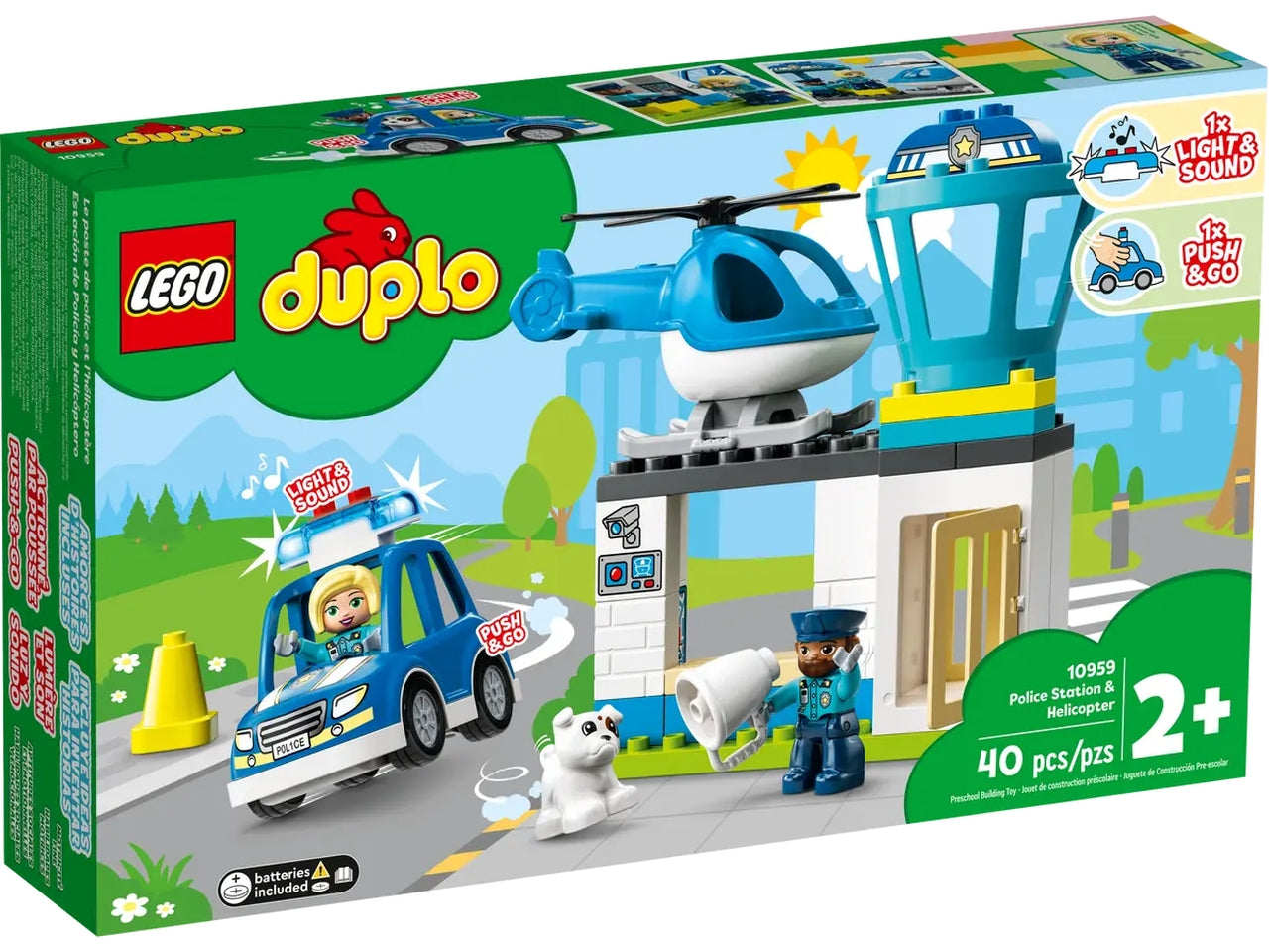 Lego Duplo Stazione Di Polizia ed Elicottero 10959