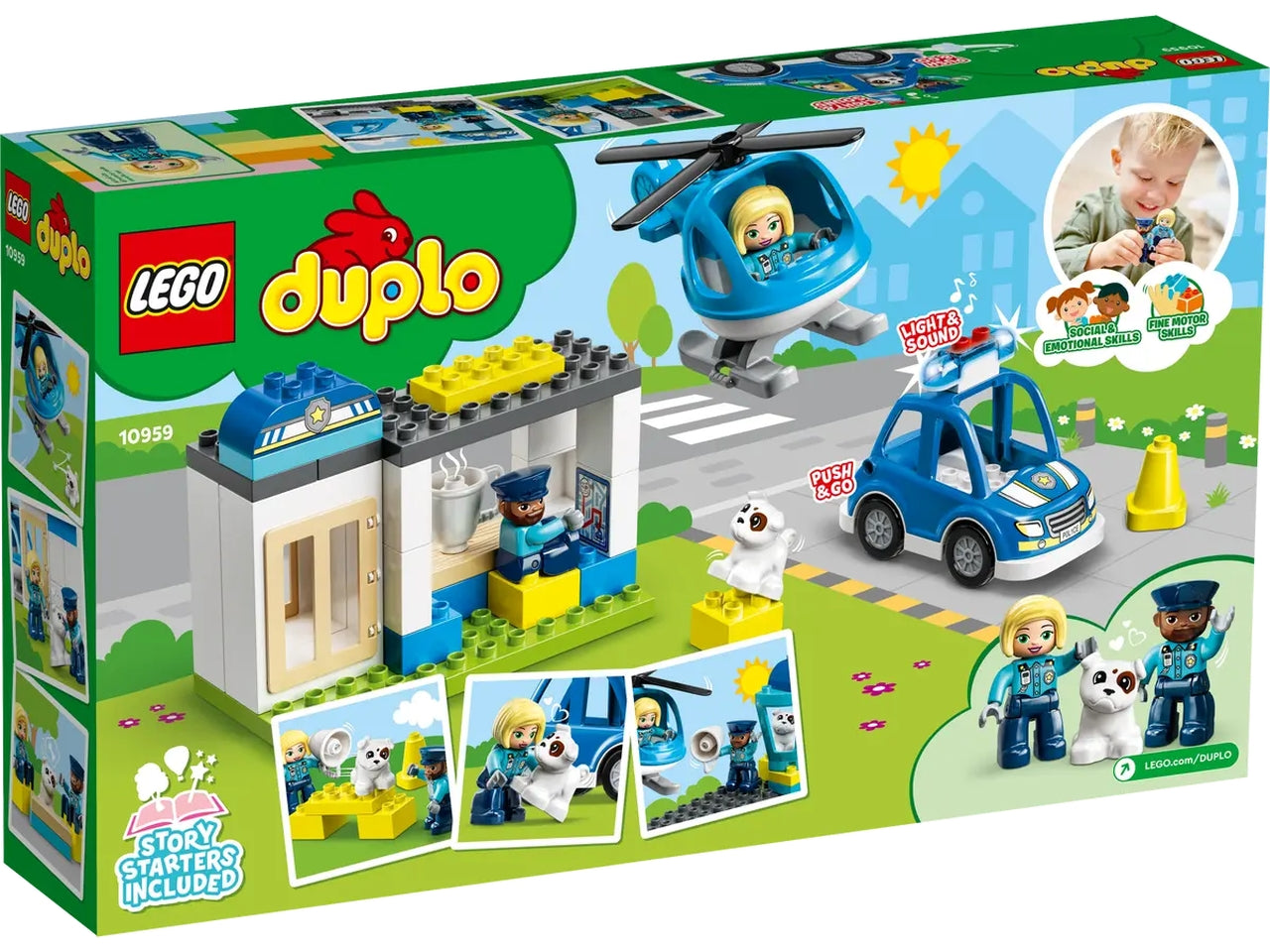 Lego Duplo Stazione Di Polizia ed Elicottero 10959