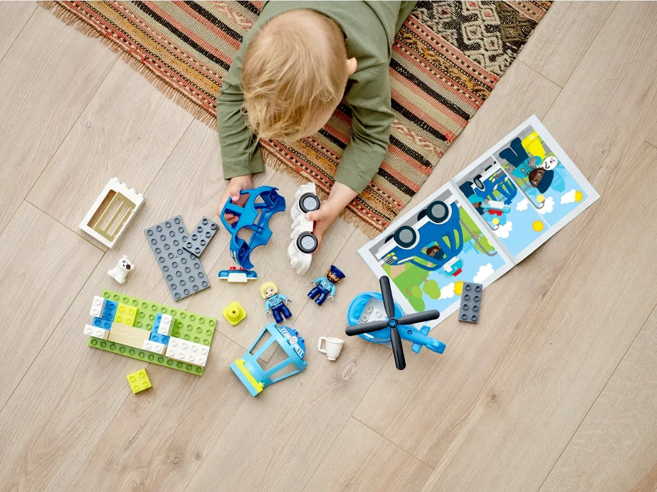 Lego Duplo Stazione Di Polizia ed Elicottero 10959