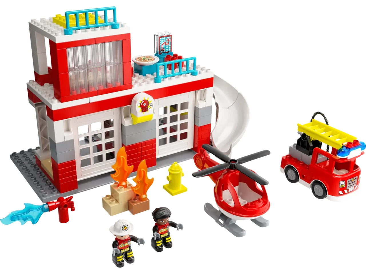 Lego Duplo Caserma Dei Pompieri ed Elicottero 10970