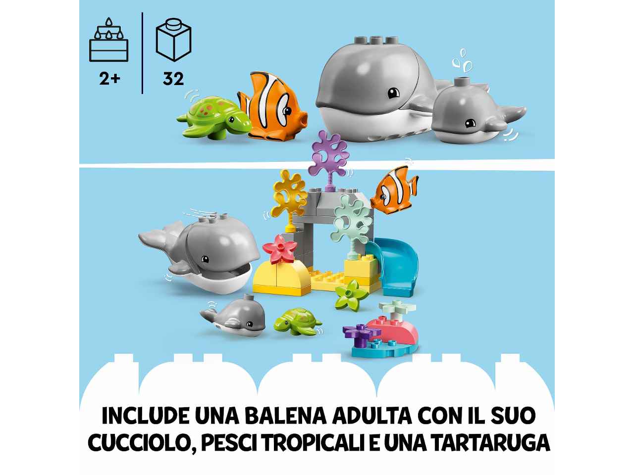 Lego duplo animali delloceano 10972