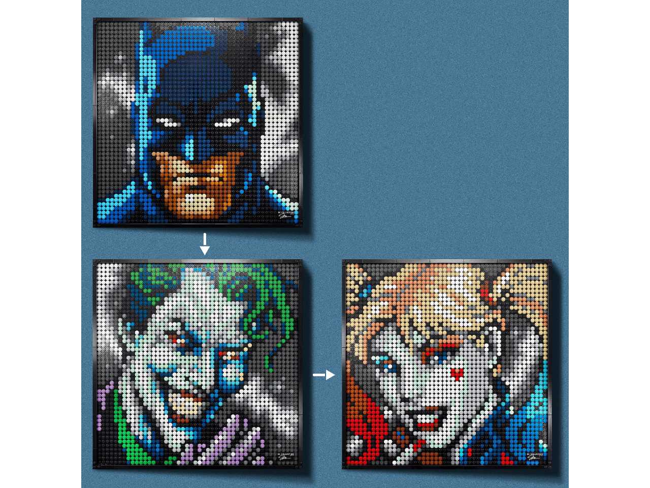 Lego collezione jim lee batman.