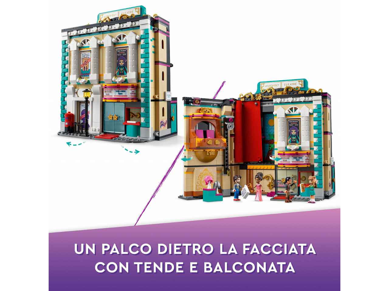Lego friends scuola di teatro di andrea 41714