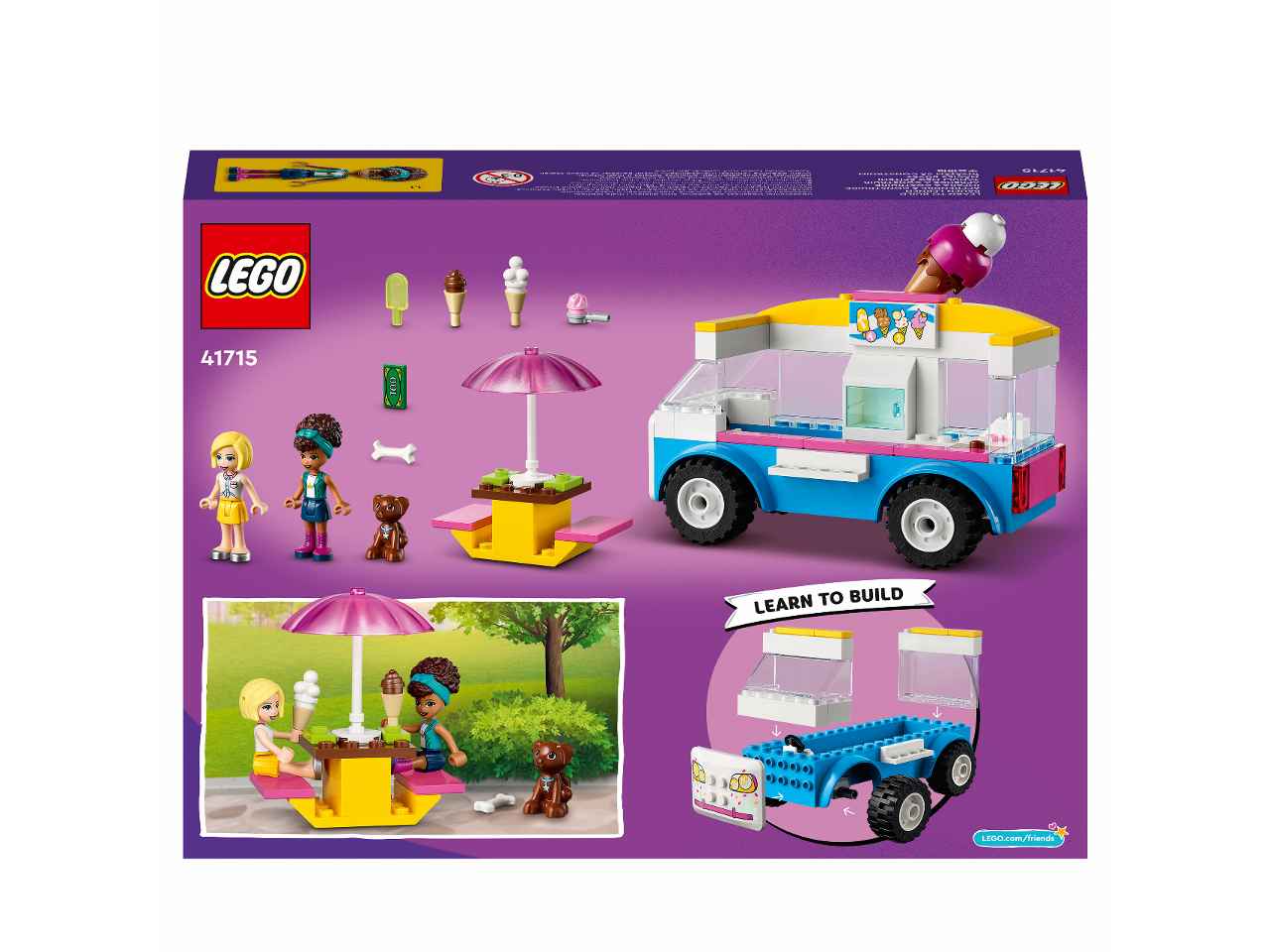 Lego friends furgone dei gelati 41715