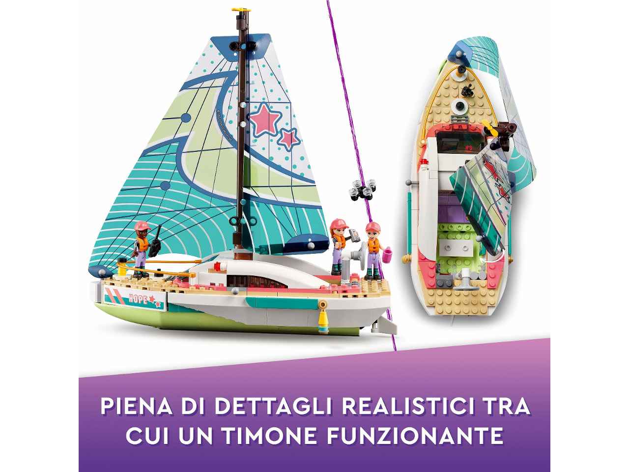 Lego friends lavv.in barca a vela41716