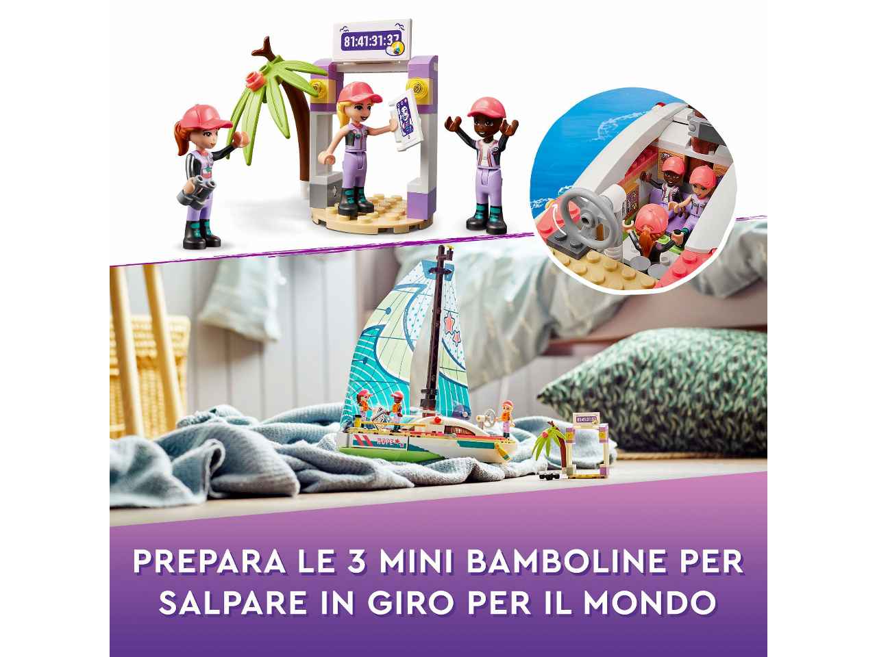 Lego friends lavv.in barca a vela41716