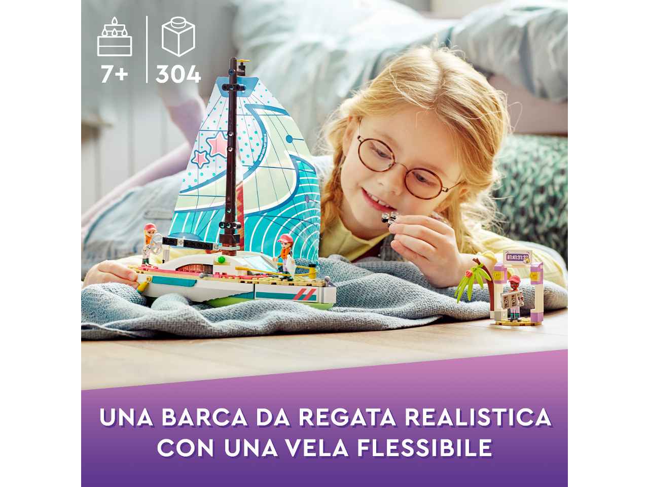 Lego friends lavv.in barca a vela41716