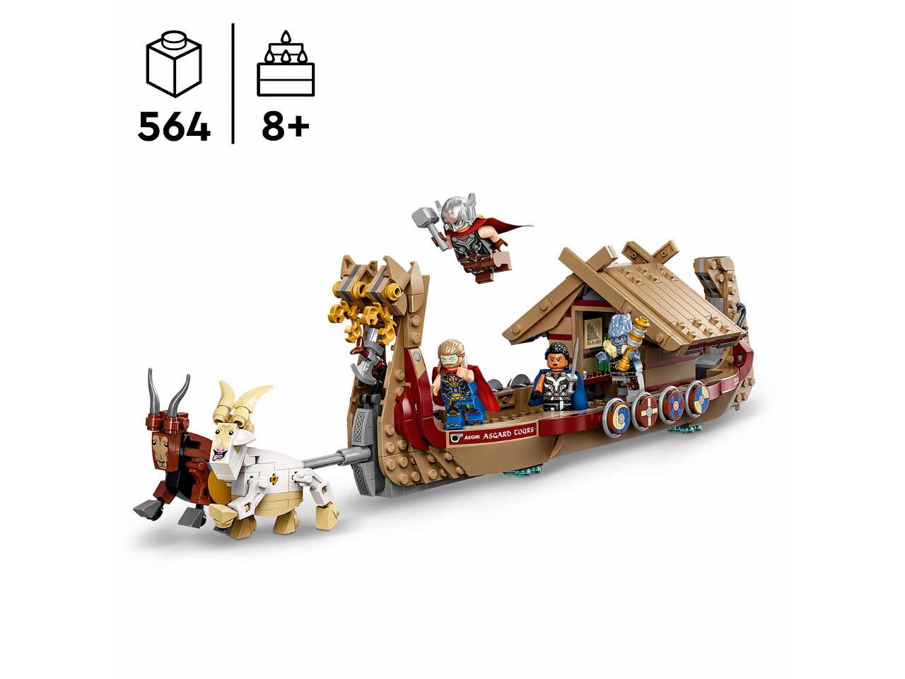 Lego drakkar di thor.