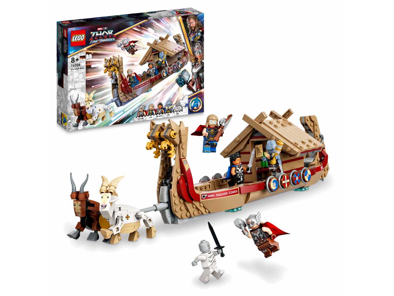 Lego drakkar di thor.