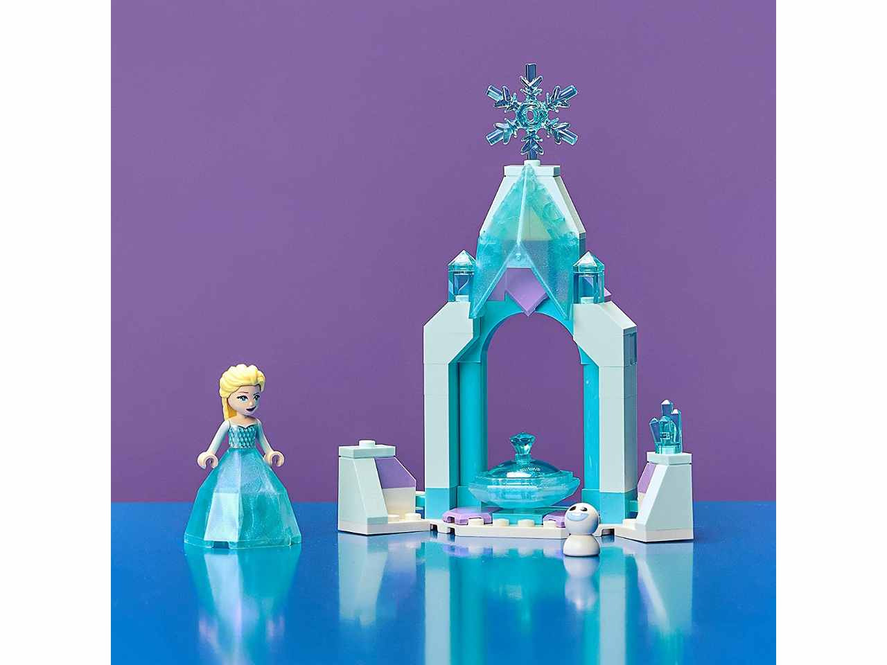 Lego disney princess il cortile del castello di elsa