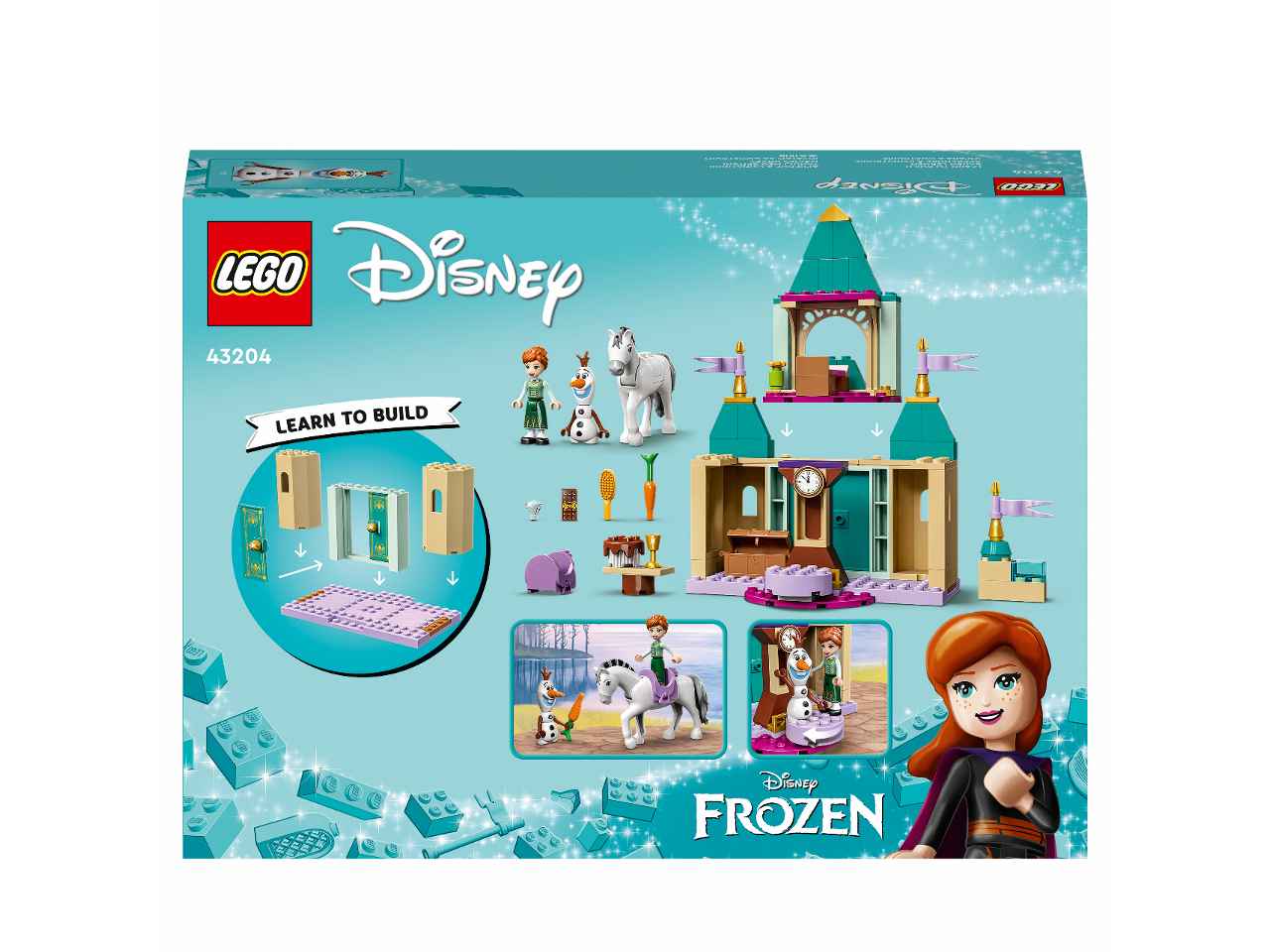 Lego princess div.al castello di anna 43204